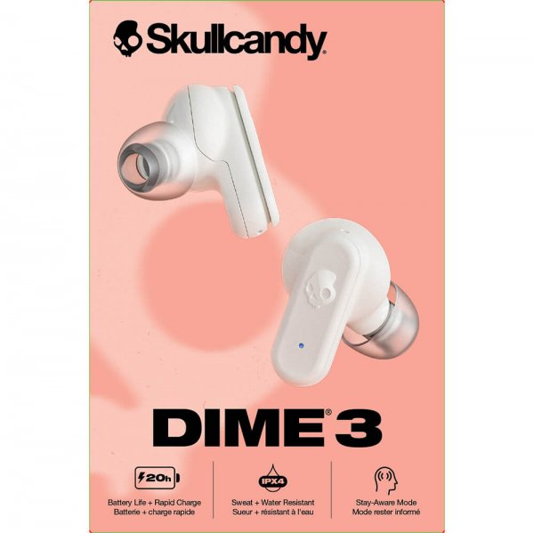 Skullcandy Høretelefoner Dime 3 True Wireless Bone