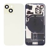 iPhone 15 Bagside Glas Komplet OEM - Gul
