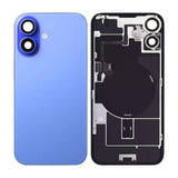 iPhone 16 Plus Bagside Glas med smådele - Gul