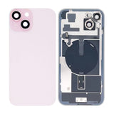 iPhone 15 Plus-bagglas med små dele – Lyserød
