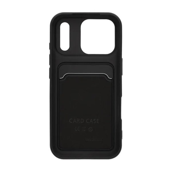 iPhone 17 Pro Cover Kortholder Sort