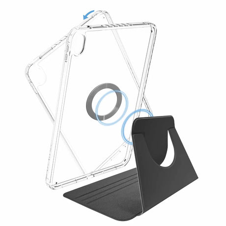 X2O iPad 10.9 (gen 10)/iPad 11 (A16) Etui 2in1 Mag Folio 360 Sort