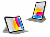 X2O iPad 10.9 (gen 10)/iPad 11 (A16) Etui 2in1 Mag Folio 360 Grå
