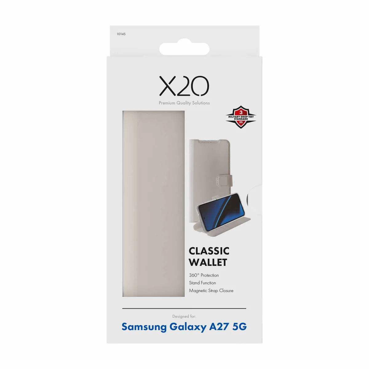 X2O Samsung Galaxy A27 Etui Classic Wallet Greige