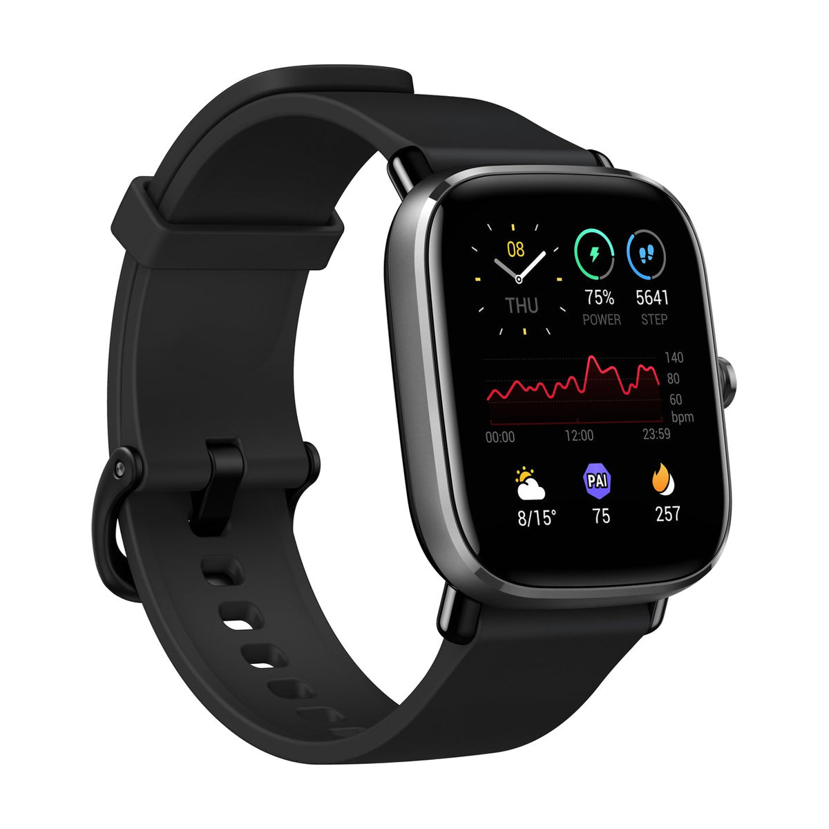 Brugt Amazfit GTS 2 Sort – Meget god stand