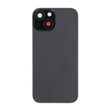 iPhone 15 Bagside Glas med smådele - Sort