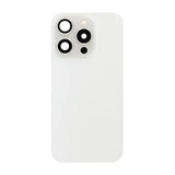 iPhone 15 Pro Bagside Glas Komplet OEM - Hvid