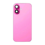 iPhone 16 Plus Bagside Glas med smådele - Rosa