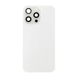 iPhone 15 Pro Max Bagside Glas Komplet OEM - Hvid