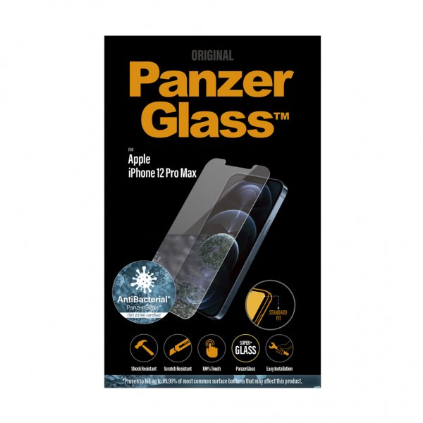 PanzerGlass iPhone 12 Pro Max Skærmbeskyttelse Standard Fit