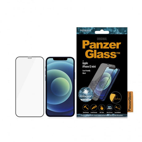 PanzerGlass iPhone 12 Mini Skærmbeskyttelse Edge-to-Edge Case Friendly