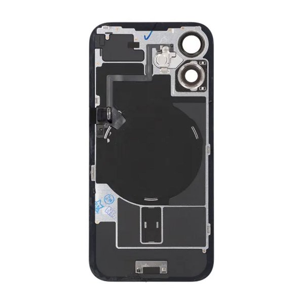 iPhone 16 Bagside Glas Komplet OEM - Hvid