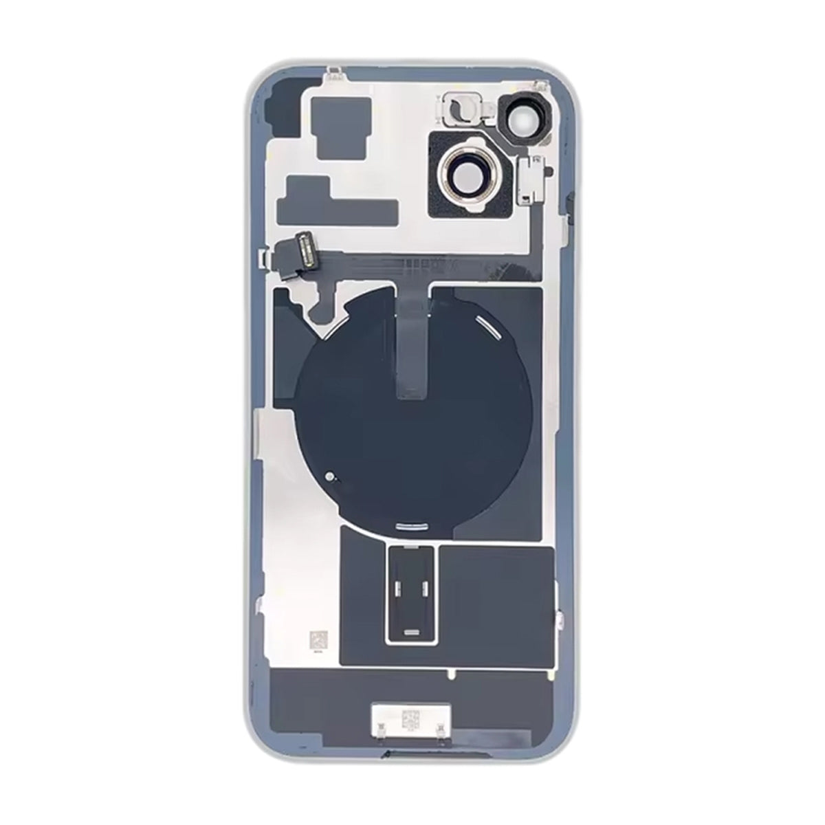 iPhone 15 Plus-bagglas med små dele – Lyserød