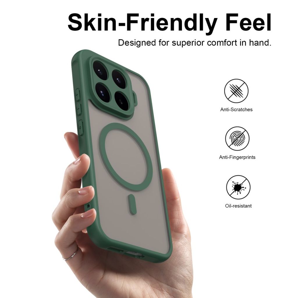 Xiaomi 17T Cover Frostet MagSafe Grøn