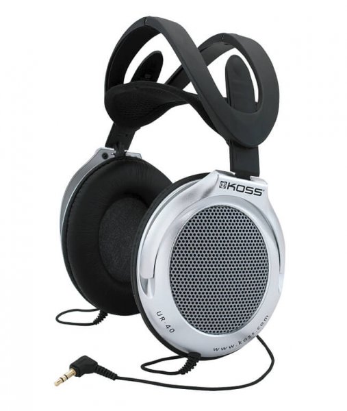 Koss Hovedtelefoner UR40 Over-Ear Sølv