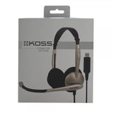Koss Headset CS100 On-Ear USB Guld/Sort