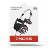 Koss Hovedtelefoner PortaPro 2.0 On Ear Red Hot