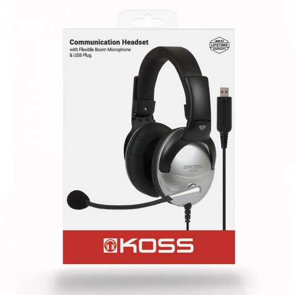 Koss Headset SB45 USB On-Ear Sølv/Sort