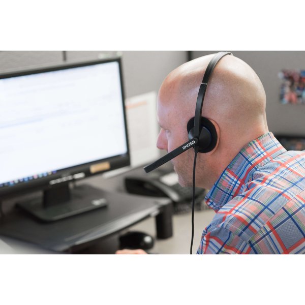 Koss Headset CS200-USB On-Ear Mic Sort