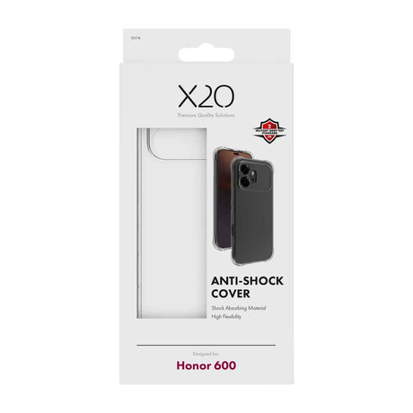X2O Honor 600 Cover Anti-Shock Klar