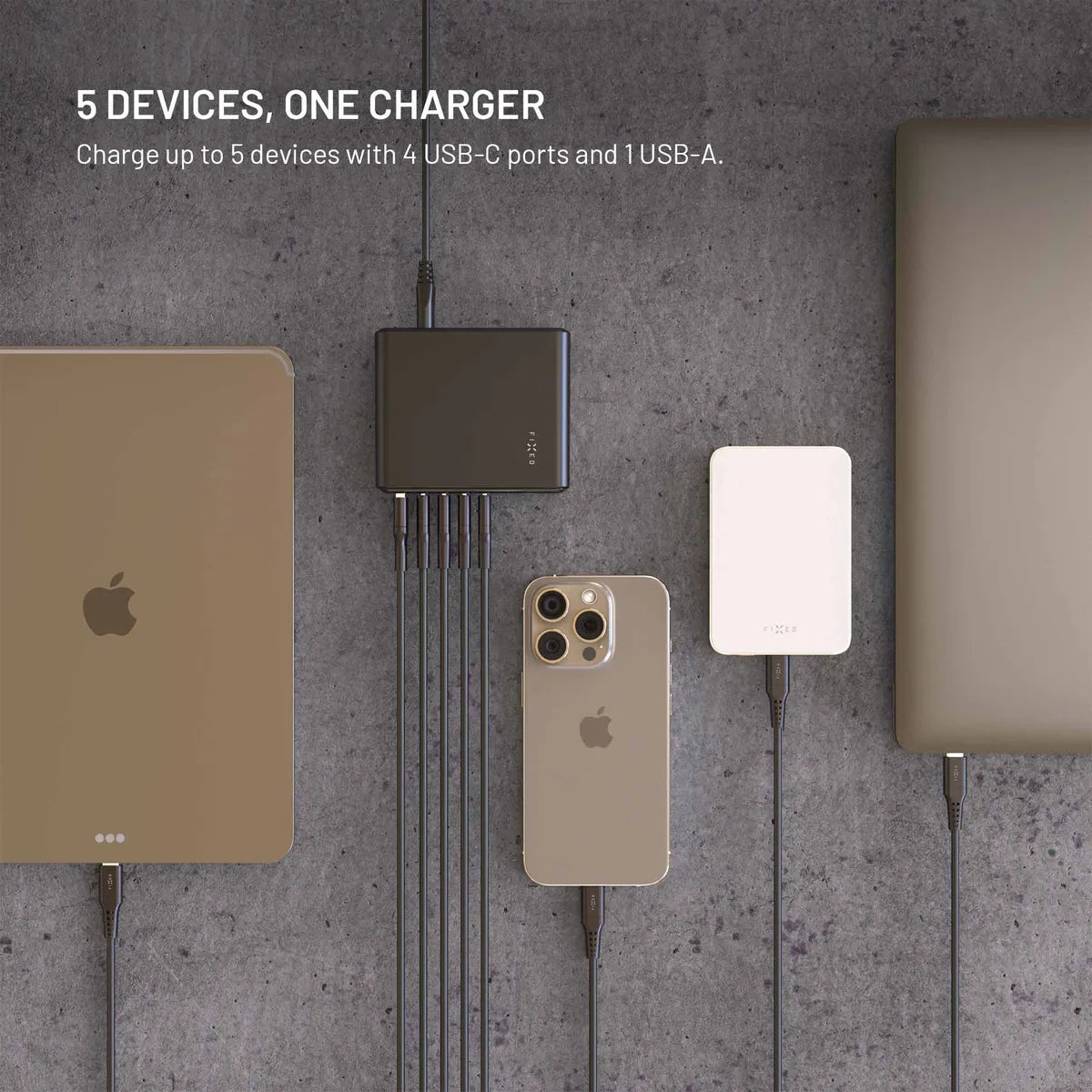 Fixed Skrivbordsladdare GaN140 Charging Dock