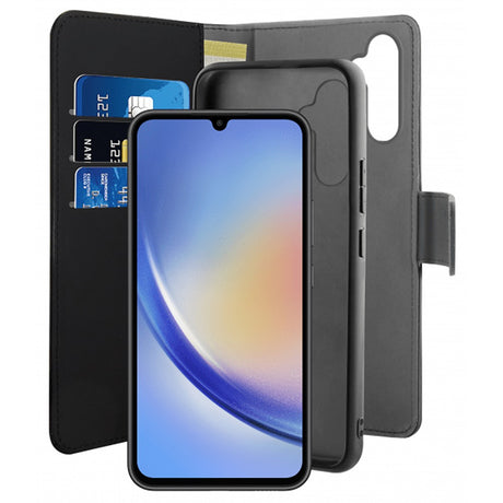 Puro Samsung Galaxy A34 5G Cover Wallet Detachable 2-i-1 Sort