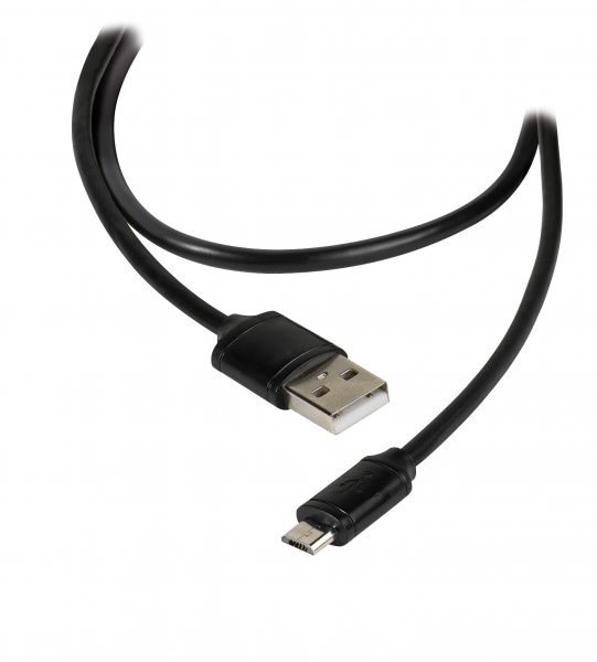 Vivanco Kabel Micro-USB Opladnings-/Synkroniseringskabel 2m Sort