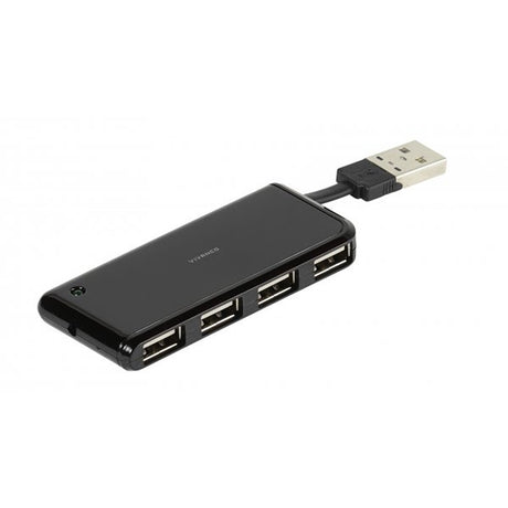 Vivanco USB-hub 4x USB 2.0 Sort