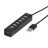 Vivanco USB-hub 7x USB 2.0 Sort