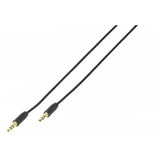 Vivanco fladt lydkabel 3.5mm han/han 1m