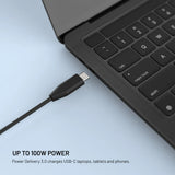 Fixed Computeroplader Power Adapter 100W USB-C 3m