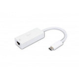 Vivanco Adapter USB Type-C Netværksadapter RJ45 Hvid