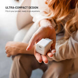 Fixed Oplader med USB-C kabel Mini PD 65W GaN