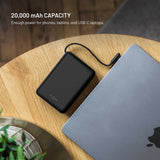 Fixed Zen 20 Loop Powerbank med indbygget USB-C kabel 40W