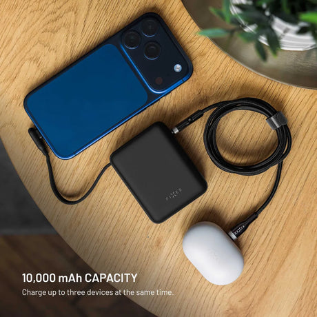Fixed Zen 10 Loop Powerbank med indbygget USB-C kabel 30W