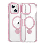 iPhone 15 Cover Ringstativ MagSafe Rosa