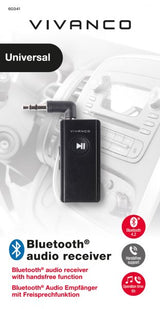 Vivanco Adapter Bluetooth Audio Receiver 3.5mm Sort