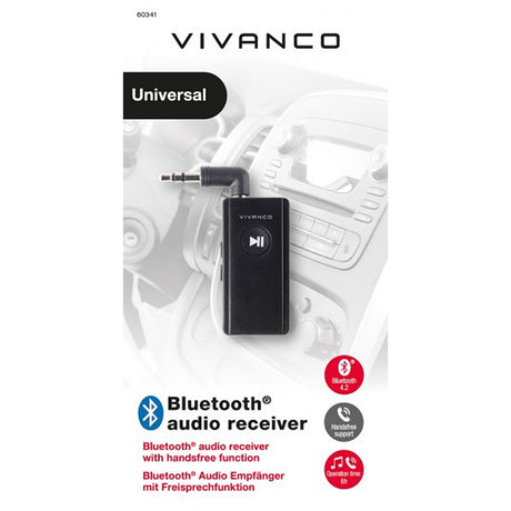 Vivanco Adapter Bluetooth Audio Receiver 3.5mm Sort