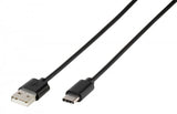 Vivanco Datakabel USB-A/USB-C 2m Sort