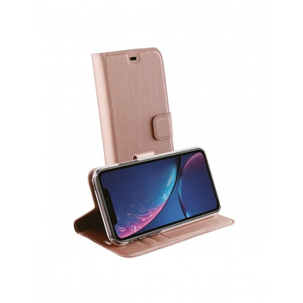 Vivanco iPhone Xr Etui Classic Wallet Rosaguld