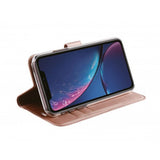 Vivanco iPhone Xr Etui Classic Wallet Rosaguld