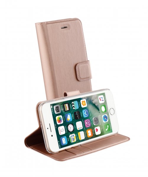 Vivanco iPhone 6/6S/7/8/SE Cover Classic Wallet Rosaguld