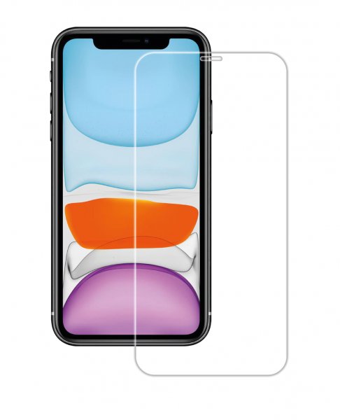 Vivanco iPhone Xr/iPhone 11 Skærmbeskyttelse Hærdet Beskyttelsesglas 9H