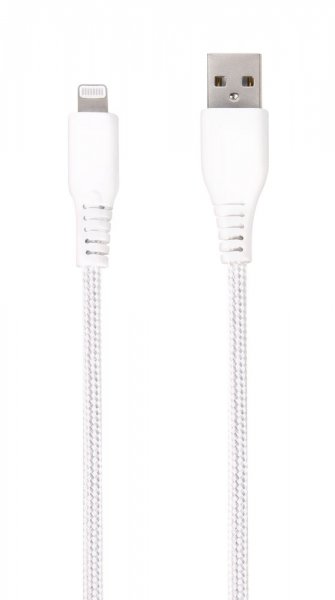 Vivanco Kabel Longlife Braided USB-A/Lightning 2.5m Hvid
