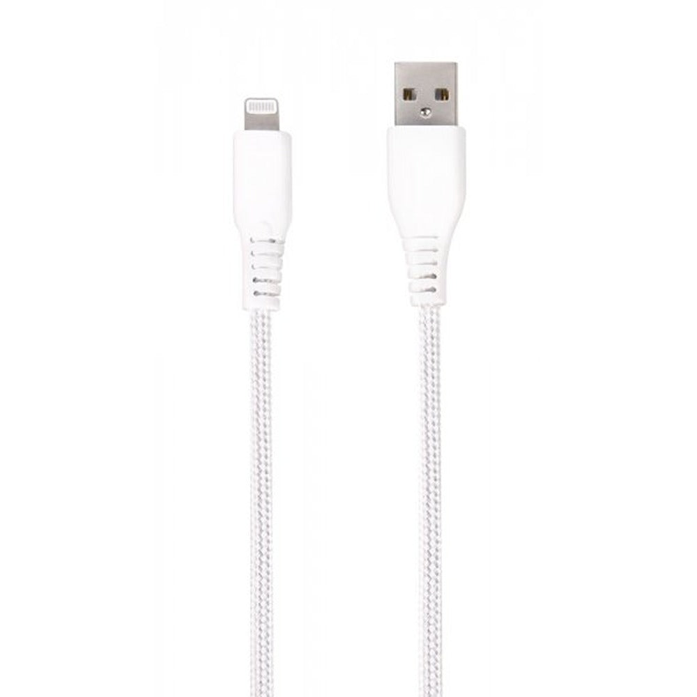 Vivanco Kabel Longlife Braided USB-A/Lightning 2.5m Hvid