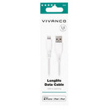Vivanco Kabel Longlife Flettet USB-A/Lightning 1.5m Hvid