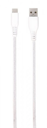 Vivanco Kabel Longlife Braided USB-A/USB-C 1.5m Hvid
