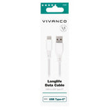Vivanco Kabel Longlife Braided USB-A/USB-C 1.5m Hvid