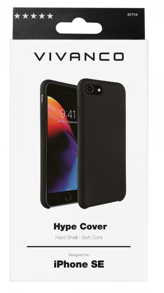Vivanco iPhone 6/6S/7/8/SE Cover Hype Cover Sort