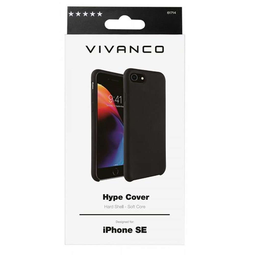 Vivanco iPhone 6/6S/7/8/SE Cover Hype Cover Sort